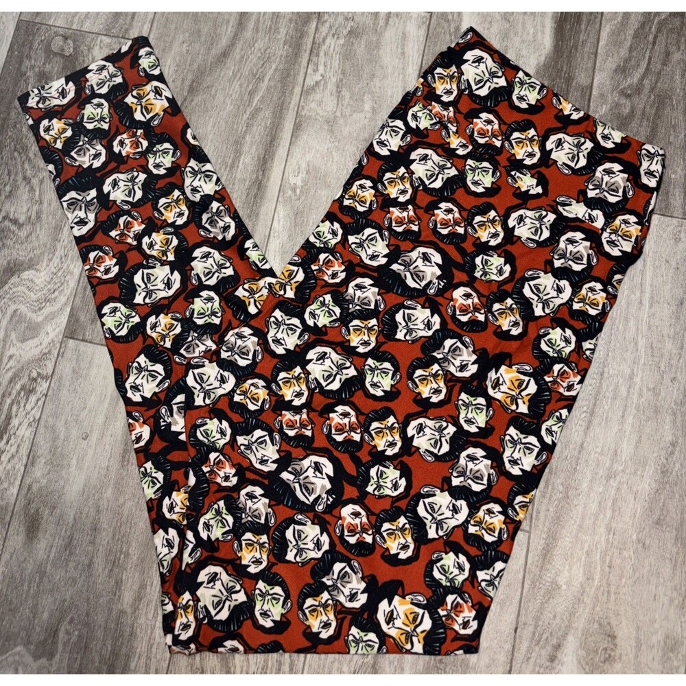 luloroe leggings TC2 Dracula